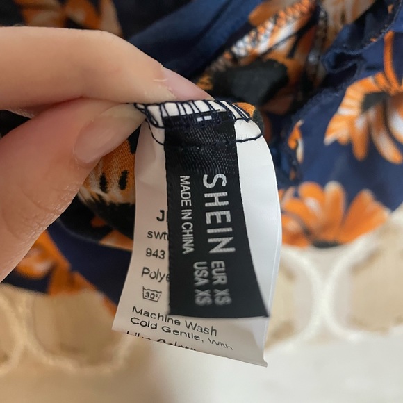 Shein sunflower matching top and shorts set, size xs - Picture 2 of 6